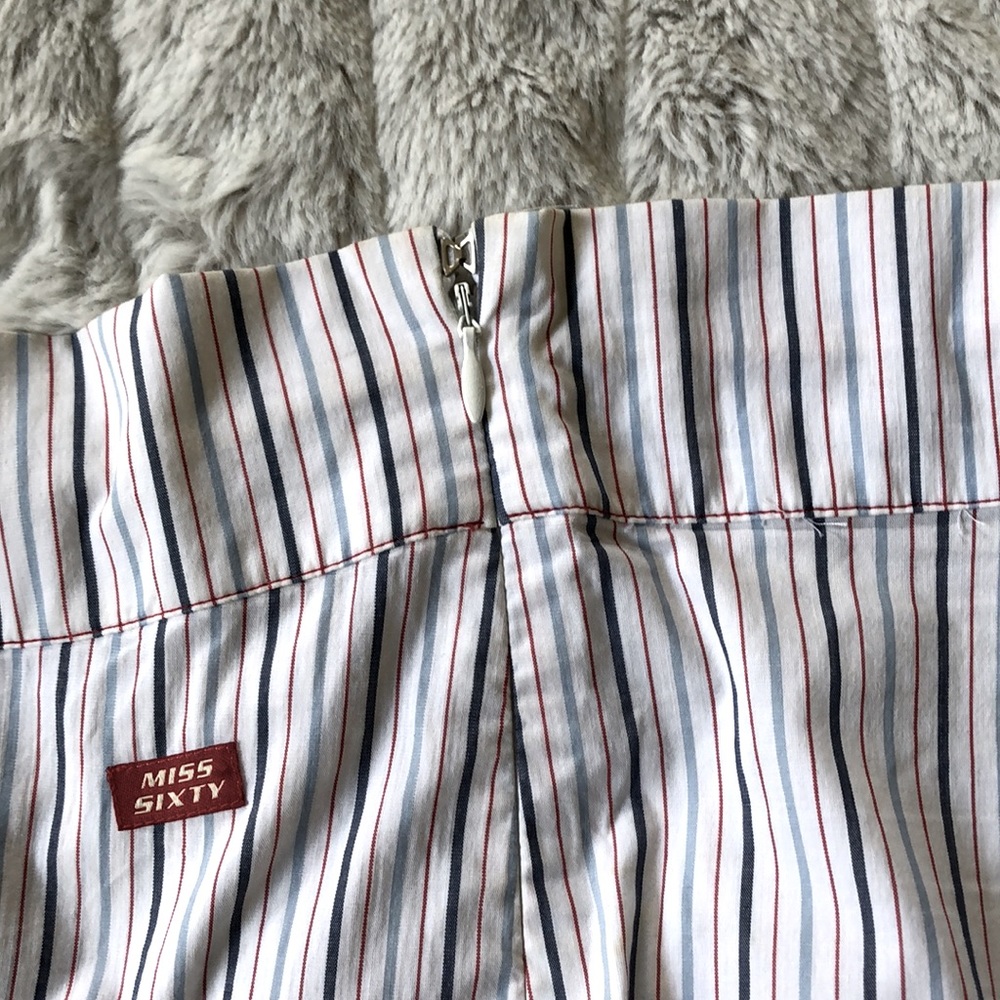 Miss Sixty Vintage Y2K striped skirt - Picture 4 of 6